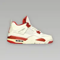 Jordan 4 Red & White 1