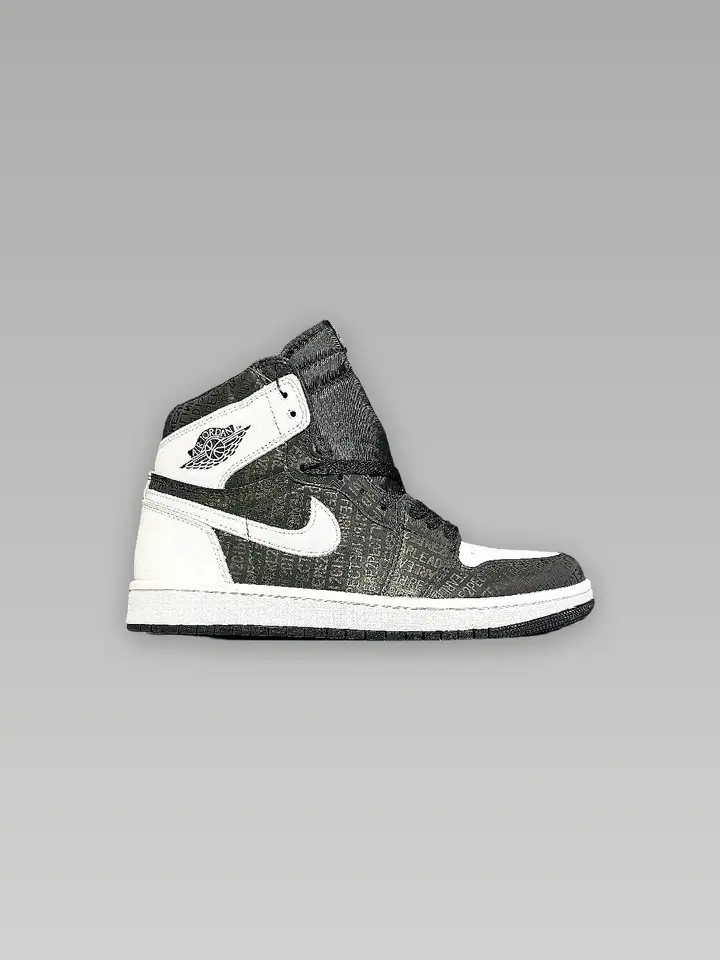 Jordan 1 High Black & White Redium