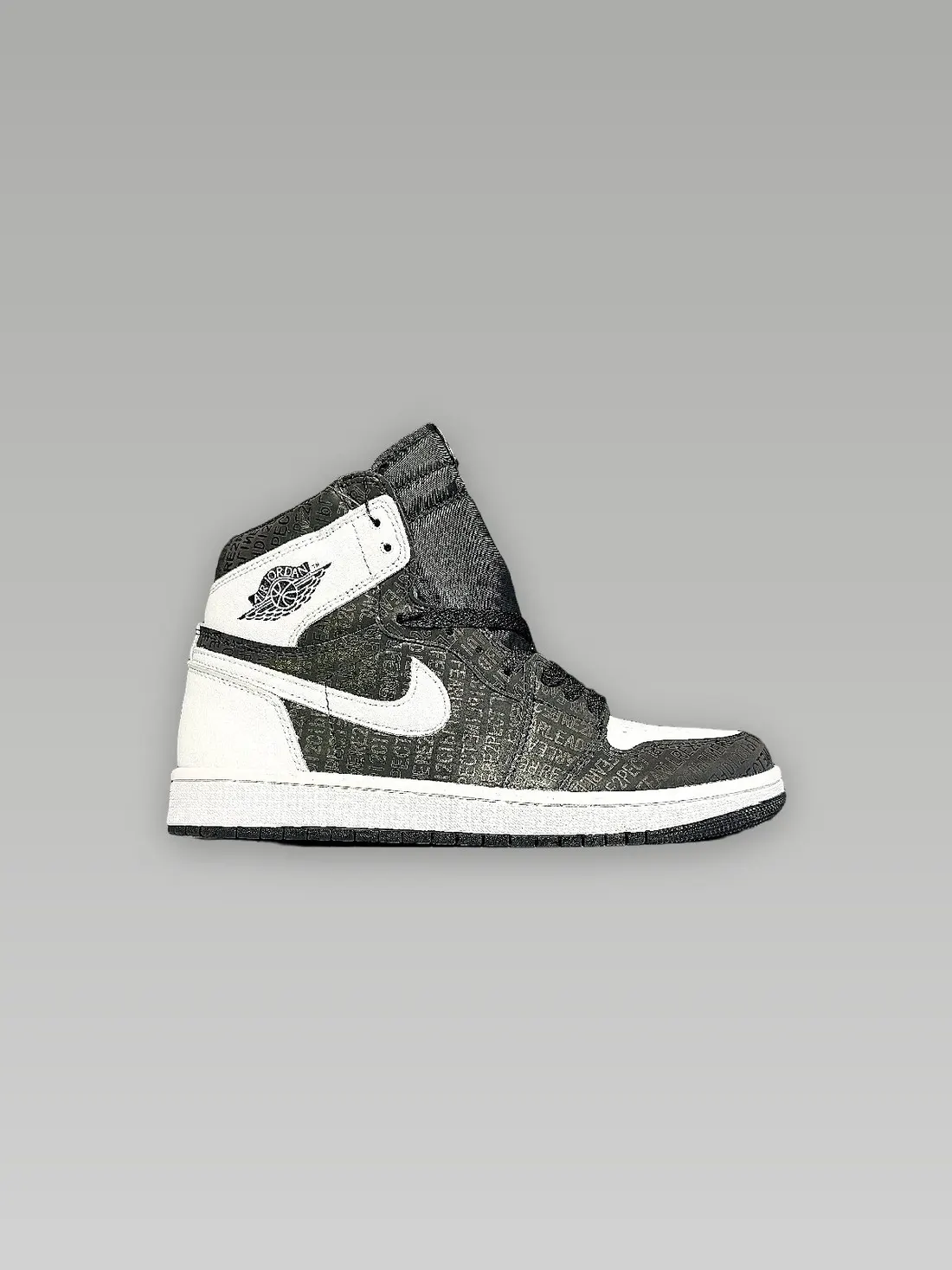 Jordan 1 High Black & White Redium