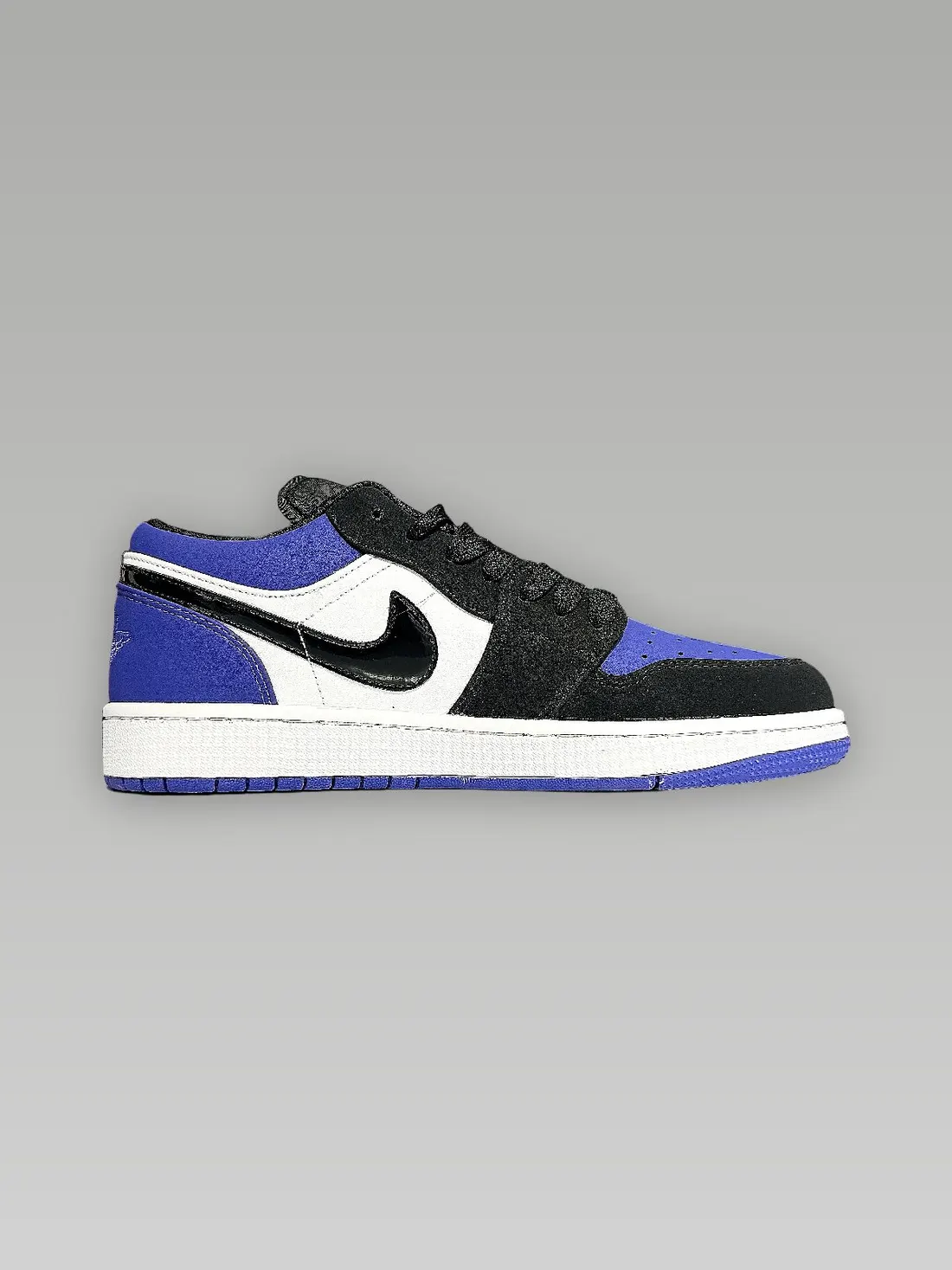 Jordan 1 Low Black Royal Toe